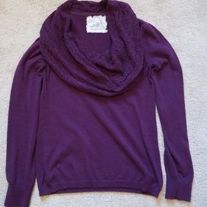 Anthropology Plum Sweater
